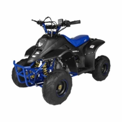 GMX 70cc Ripper-X Junior Petrol Powered Kids Quad Bike - Black / Blue
