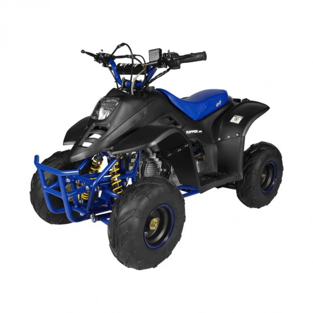 GMX 70cc Ripper-X Junior Petrol Powered Kids Quad Bike - Black / Blue 1 GMX 70cc Ripper-X Junior Petrol Powered Kids Quad Bike - Black / Blue