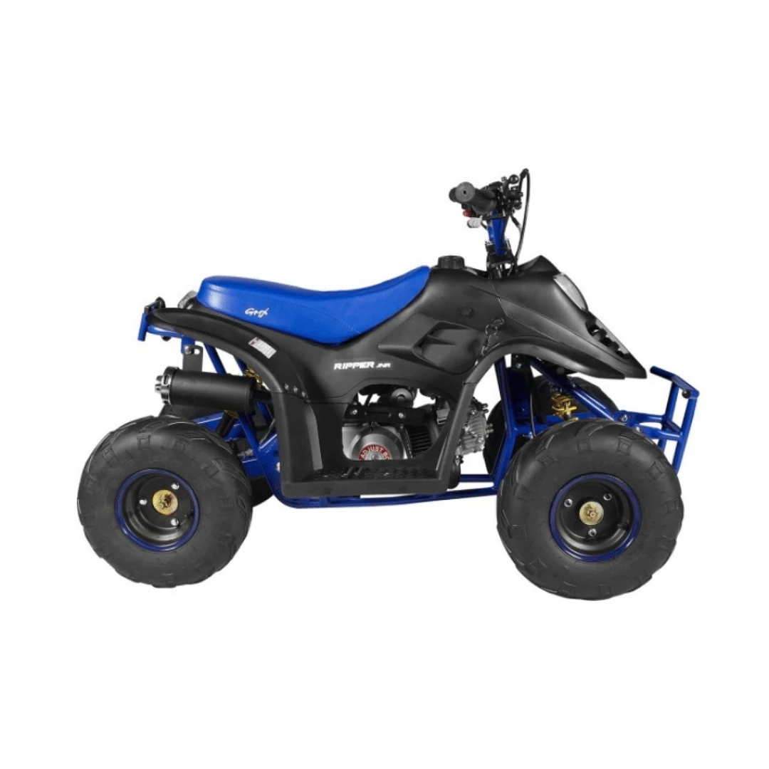 GMX 70cc Ripper-X Junior Petrol Powered Kids Quad Bike - Black / Blue 2 GMX 70cc Ripper-X Junior Petrol Powered Kids Quad Bike - Black / Blue - Image 2
