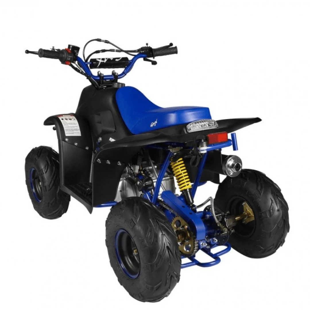 GMX 70cc Ripper-X Junior Petrol Powered Kids Quad Bike - Black / Blue 4 GMX 70cc Ripper-X Junior Petrol Powered Kids Quad Bike - Black / Blue - Image 4