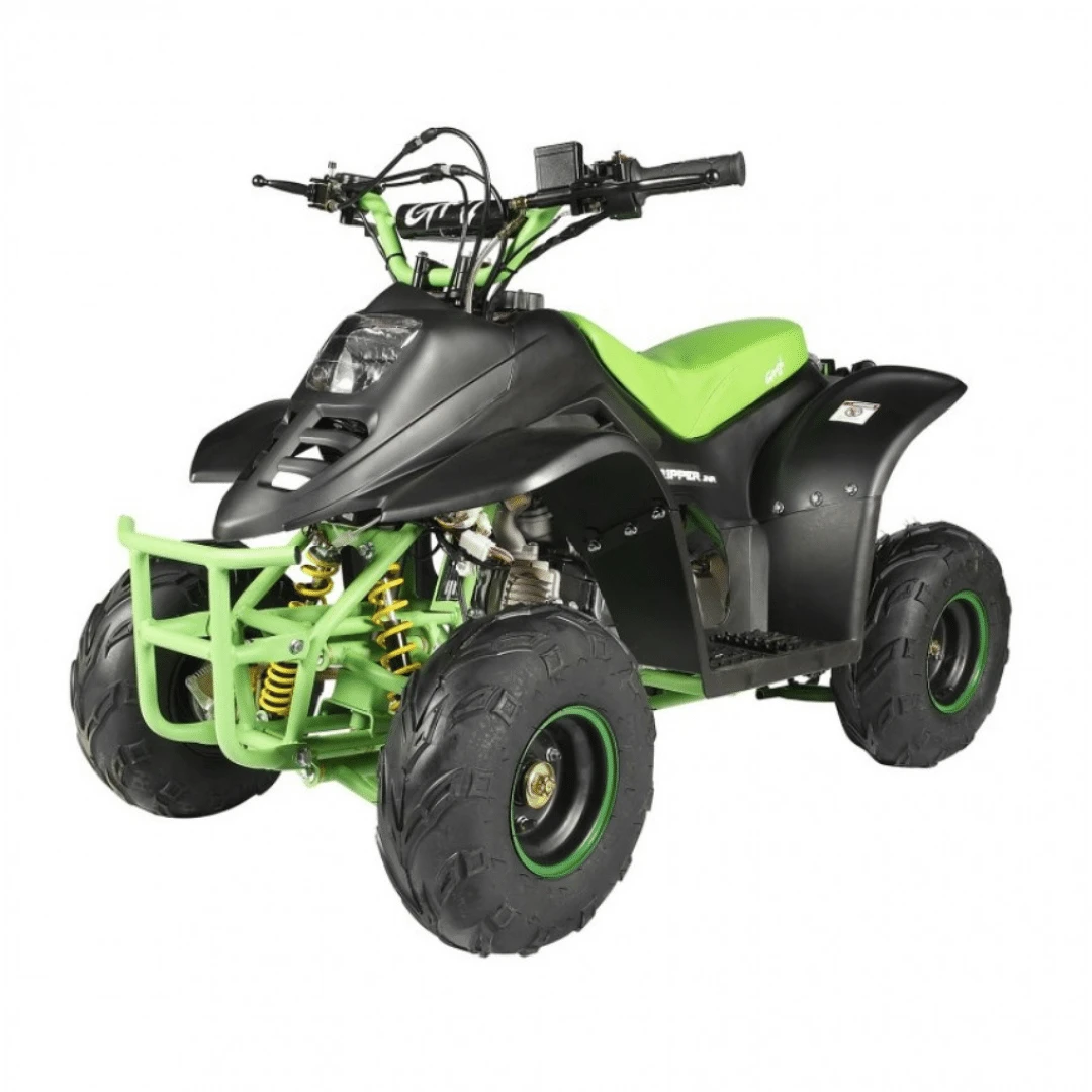 GMX 70cc Ripper-X Junior Petrol Powered Kids Quad Bike - Black / Green 2 GMX 70cc Ripper-X Junior Petrol Powered Kids Quad Bike - Black / Green - Image 2