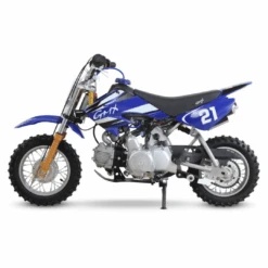 GMX 50cc Moto50 4-Stroke Petrol Powered Kids Dirt Bike - Blue -Kids Car Sales GMXMoto5050cc Blue 4