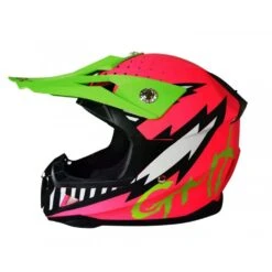 GMX Motorcross Junior Kids Safety Helmet - Pink
