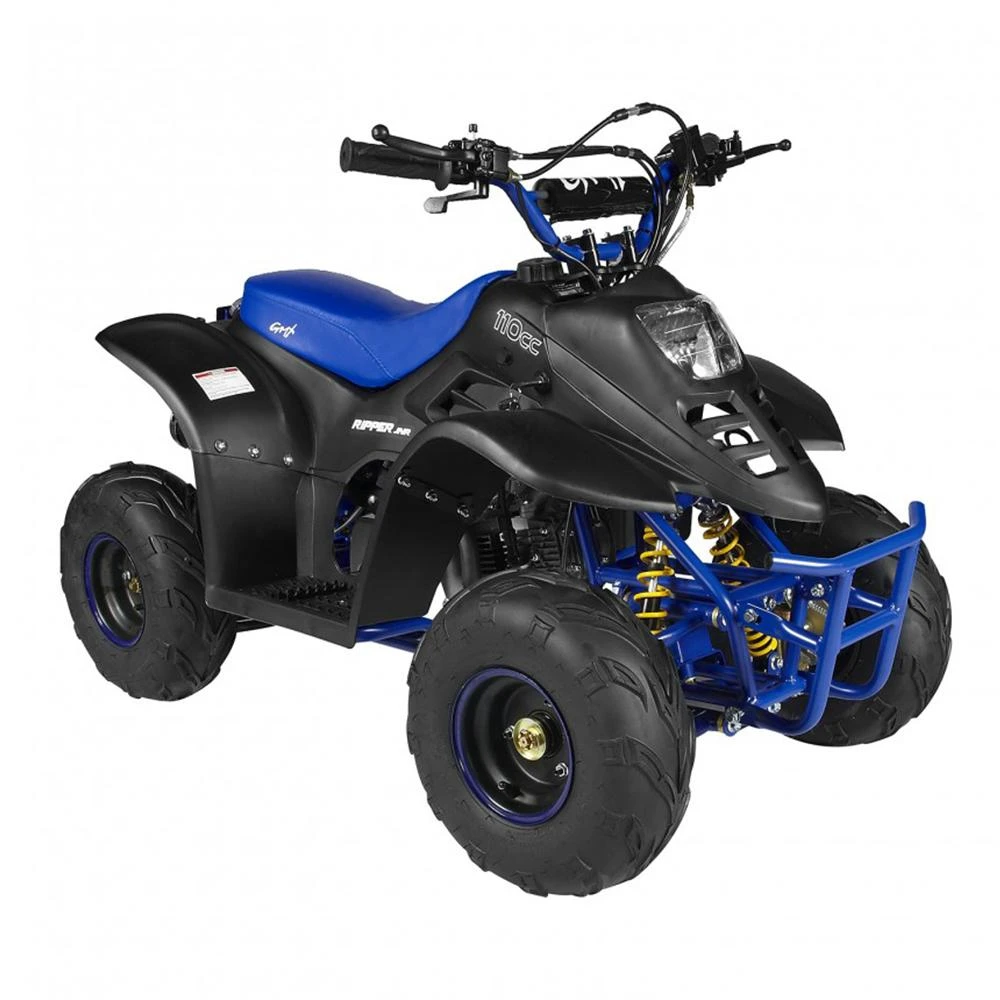 GMX Ripper-X 110cc Junior Kids Quad Bike - Black/Blue 1 GMX Ripper-X 110cc Junior Kids Quad Bike - Black/Blue