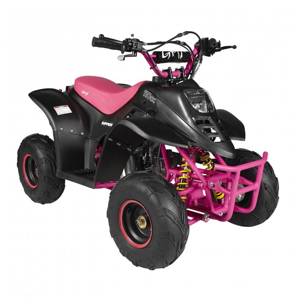 GMX Ripper-X 110cc Junior Kids Quad Bike - Black/Pink 1 GMX Ripper-X 110cc Junior Kids Quad Bike - Black/Pink