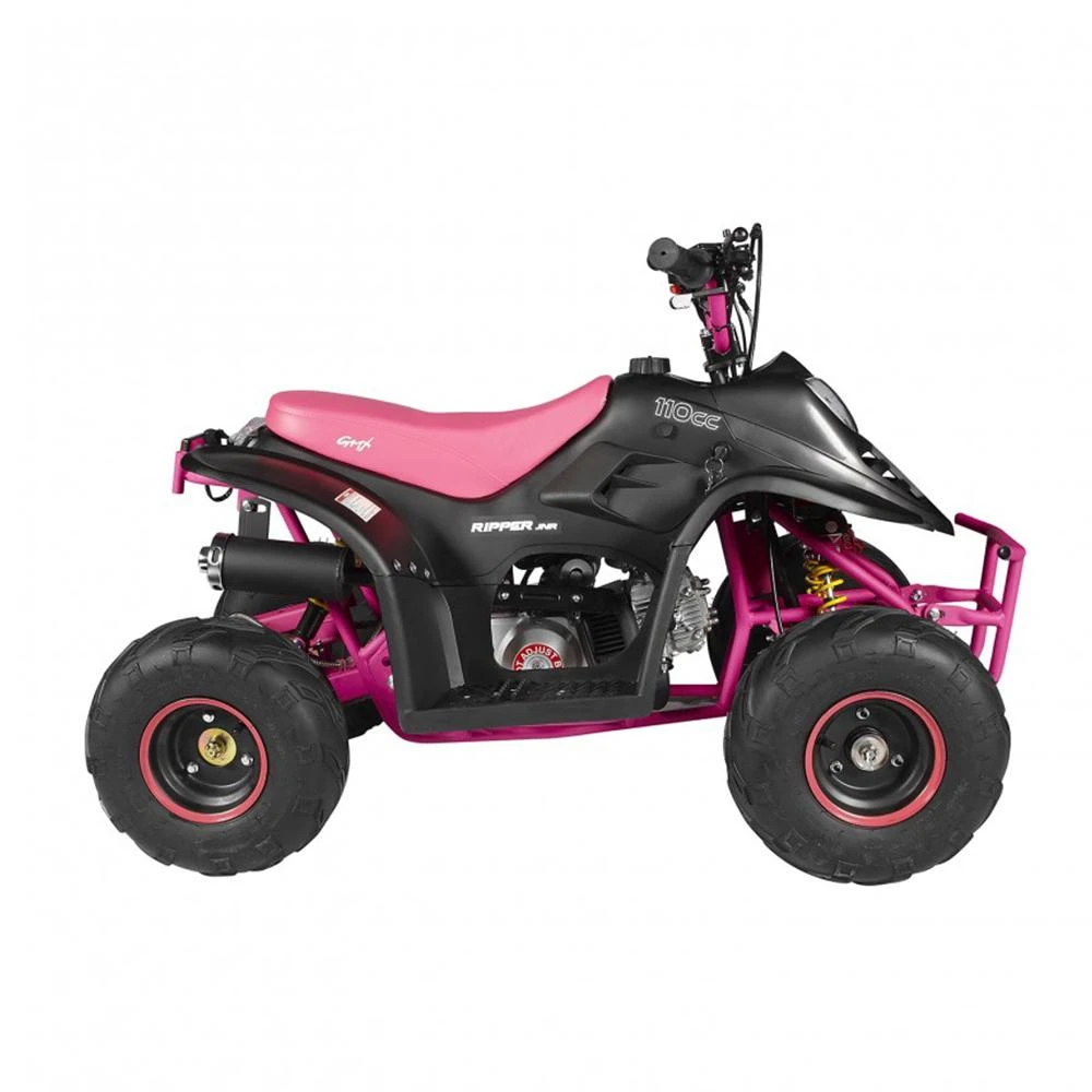 GMX Ripper-X 110cc Junior Kids Quad Bike - Black/Pink 4 GMX Ripper-X 110cc Junior Kids Quad Bike - Black/Pink - Image 4
