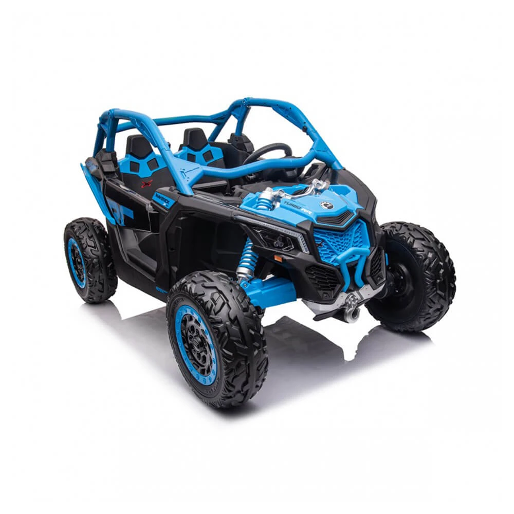CAN-AM Licensed 2-Seats Electric UTV 24V Kids Ride On - Blue 1 CAN-AM Licensed 2-Seats Electric UTV 24V Kids Ride On - Blue