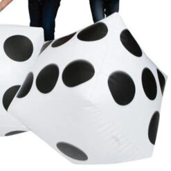 Giant 50cm Inflatable Dice -Kids Car Sales Giant 50cm Inflatable Die In Action