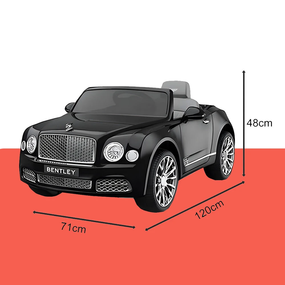 Go Skitz Bentley Mulsanne 12V Kids Electric Ride On - Black 7 Go Skitz Bentley Mulsanne 12V Kids Electric Ride On - Black - Image 7