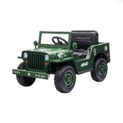 Go Skitz Major 12v Kids Electric Ride On - Army Green