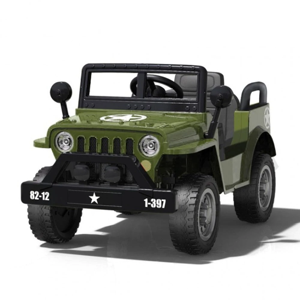 Go Skitz Sarge 12v Kids Electric Ride On - Green 1 Go Skitz Sarge 12v Kids Electric Ride On - Green