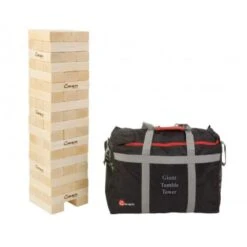 Hardwood Giant Tumble Tower Tumbling Blocks With Bag