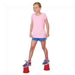 High Stepper Red Stilt Buckets With Rope