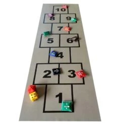 Hopscotch 77cm X 232cm PVC Mat With Beanbags