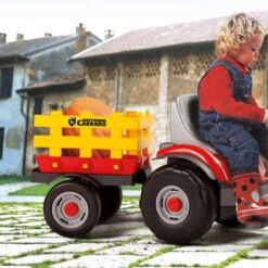 Peg Perego Tony Tigre Pedal Powered Kids Ride-On Tractor 11 Peg Perego Tony Tigre Pedal Powered Kids Ride-On Tractor -Kids Car Sales IGCD05292