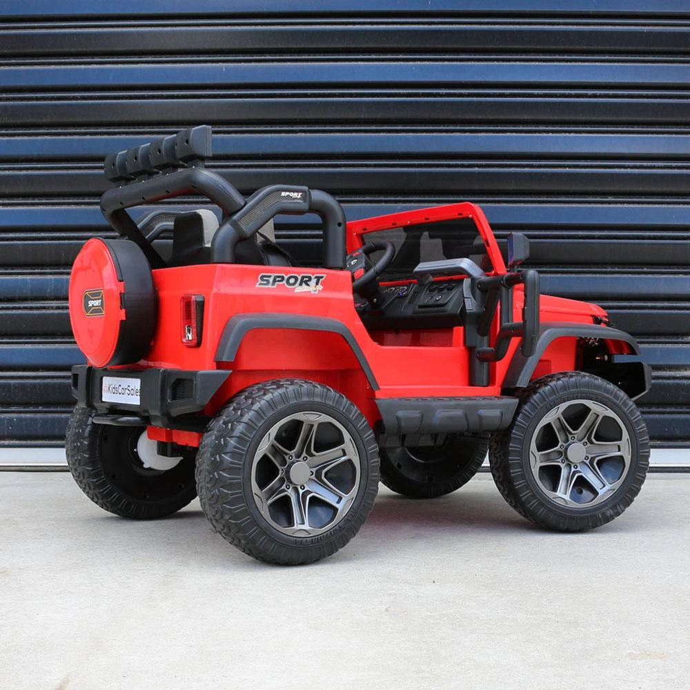 Big 2-Seat Beach-Cruiser 12v Kids Ride-On SUV W/ Remote - Red 2 Big 2-Seat Beach-Cruiser 12v Kids Ride-On SUV W/ Remote - Red - Image 2