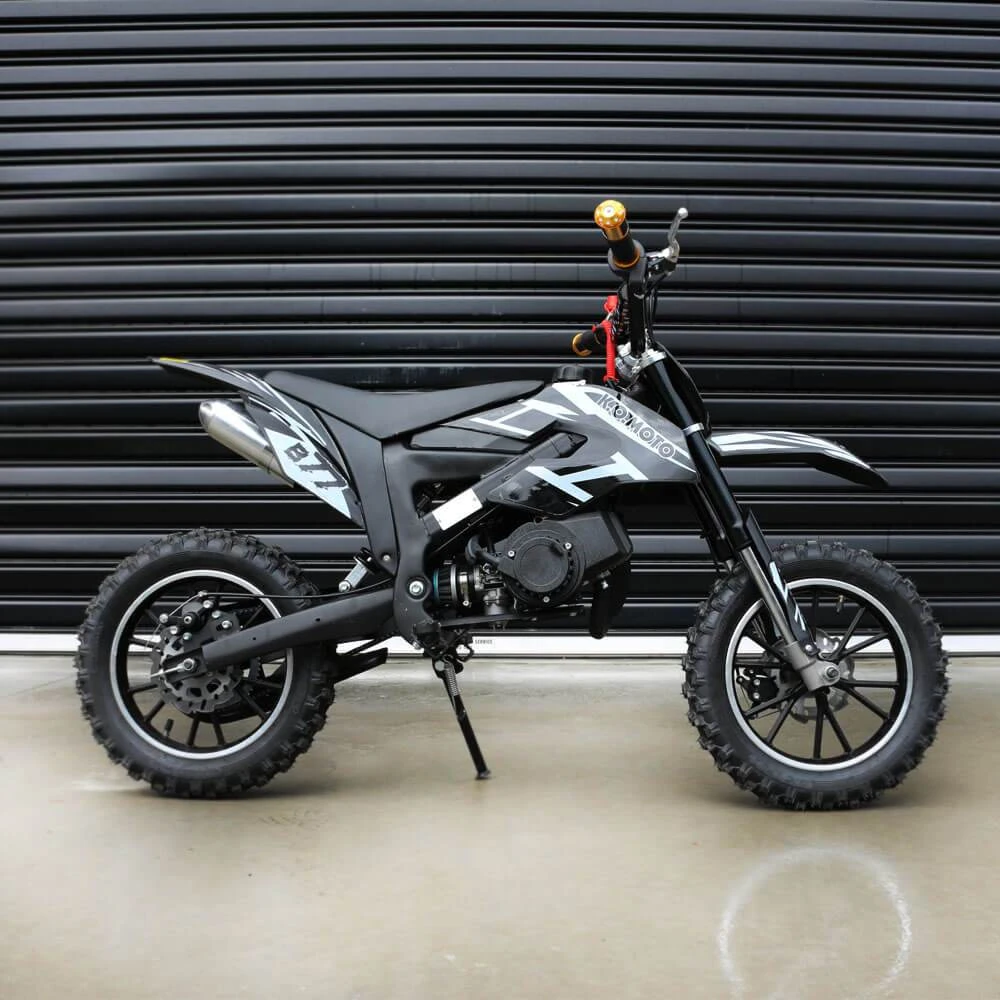 MJM 49cc Petrol Powered 2-Stroke Kids Dirt Bike - Black 6 MJM 49cc Petrol Powered 2-Stroke Kids Dirt Bike - Black - Image 6