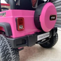 Big 2-Seat Beach-Cruiser 12v Kids Ride-On SUV W/ Remote - Pink -Kids Car Sales IMG 9529