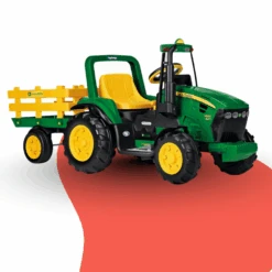 John Deere 12V Heavy Duty Kids Ride On Tractor With Trailer 8 John Deere 12V Heavy Duty Kids Ride On Tractor With Trailer -Kids Car Sales JohnDeere12VHeavyDutyKidsRideOnTractorwithTrailer IGOR0104 2