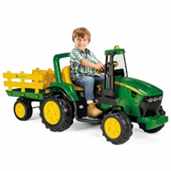 John Deere 12V Heavy Duty Kids Ride On Tractor With Trailer 9 John Deere 12V Heavy Duty Kids Ride On Tractor With Trailer -Kids Car Sales JohnDeere12VHeavyDutyKidsRideOnTractorwithTrailer IGOR0104 4