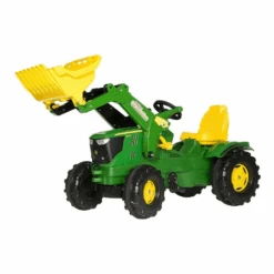 John Deere Rolly Farm Trac Premium 6210R With Maxi-Loader Kids Ride-On