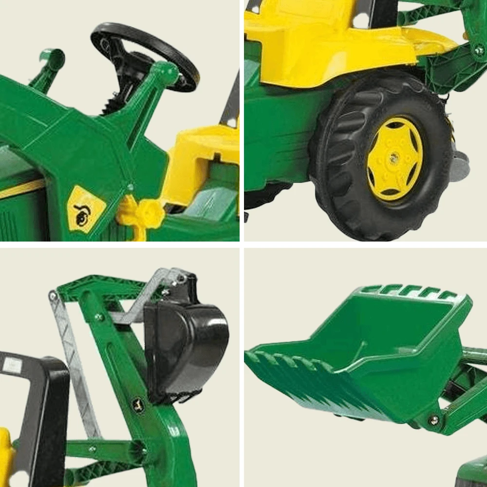 John Deere Rolly Junior Premium Kids Tractor With Loader & Excavator 5 John Deere Rolly Junior Premium Kids Tractor With Loader & Excavator - Image 5