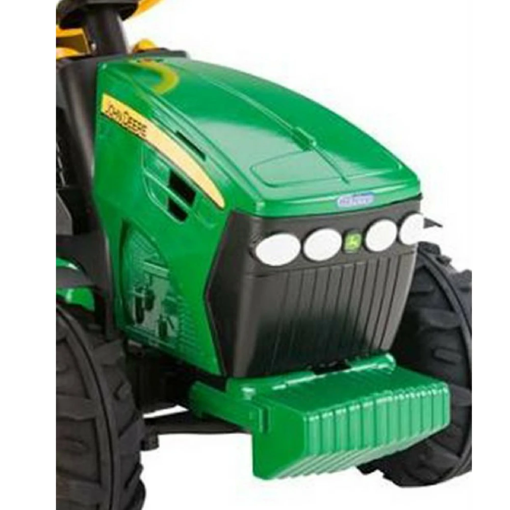 John Deere Ground Force 12v Kids Ride-On Tractor With Trailer - Image 6