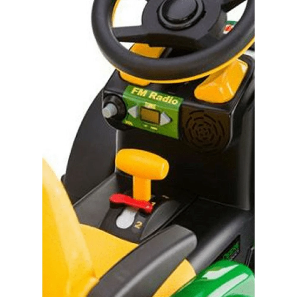 John Deere Ground Force 12v Kids Ride-On Tractor With Trailer - Image 5