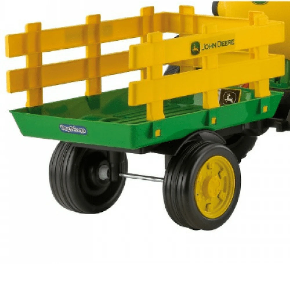 John Deere Ground Force 12v Kids Ride-On Tractor With Trailer - Image 4