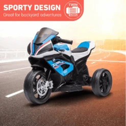 Kahuna BMW 12v HP4 Race Kids Electric Motorbike - Blue -Kids Car Sales Kahuna Bmw Hp4 Race Kids Ride on Motorbike In Bluecopy2
