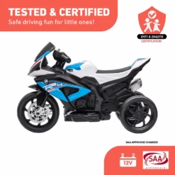 Kahuna BMW 12v HP4 Race Kids Electric Motorbike - Blue -Kids Car Sales Kahuna Bmw Hp4 Race Kids Ride on Motorbike In Bluecopy4 3