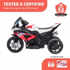 Kahuna BMW 12v HP4 Race Kids Electric Motorbike - Red -Kids Car Sales Kahuna Bmw Hp4 Race Kids Ride on Motorbike In Red 7