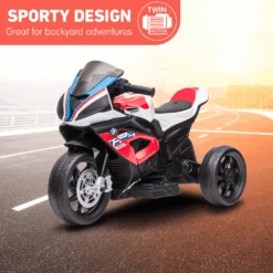 Kahuna BMW 12v HP4 Race Kids Electric Motorbike - Red -Kids Car Sales Kahuna Bmw Hp4 Race Kids Ride on Motorbike In Red 1