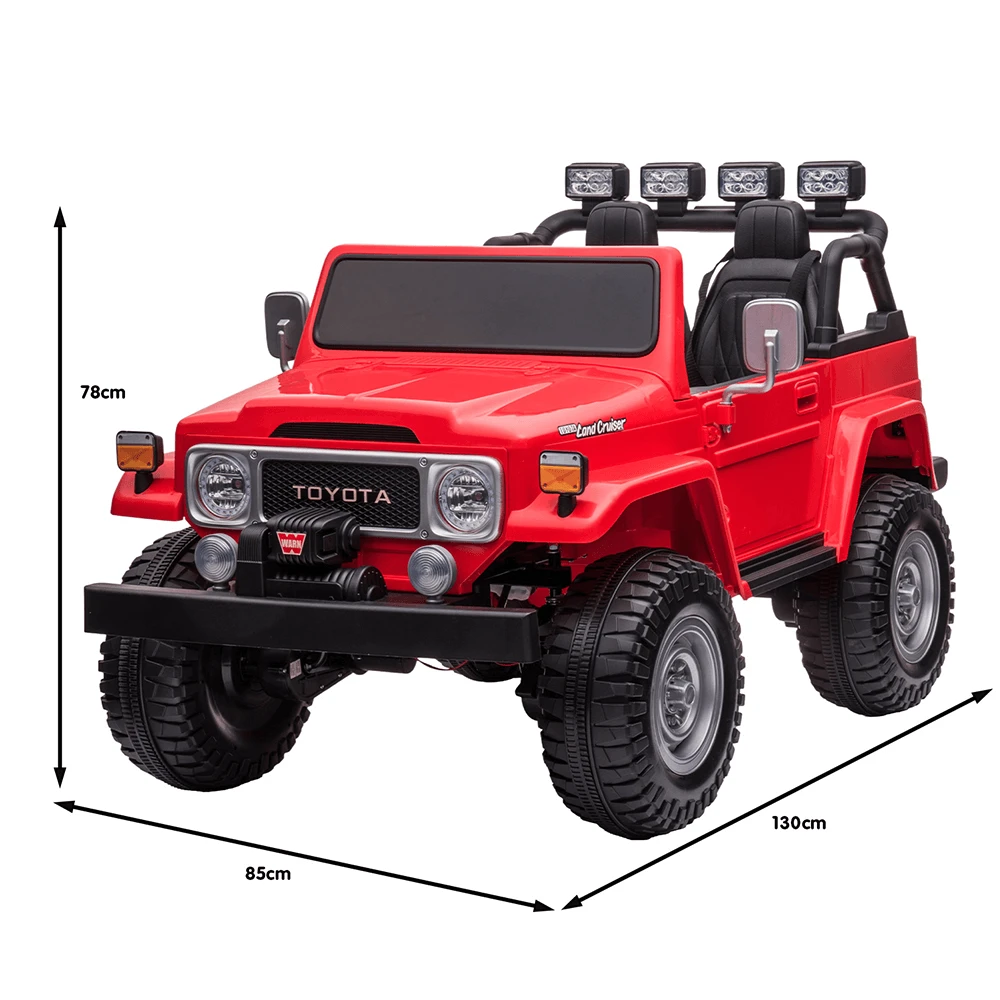 Kahuna Licensed Toyota FJ-40 12v Kids Electric Ride On - Red 10 Kahuna Licensed Toyota FJ-40 12v Kids Electric Ride On - Red - Image 10