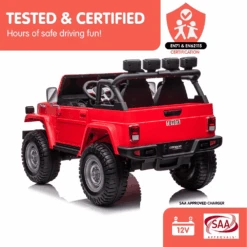 Kahuna Licensed Toyota FJ-40 12v Kids Electric Ride On - Red 13 Kahuna Licensed Toyota FJ-40 12v Kids Electric Ride On - Red -Kids Car Sales Kahuna Licensed Toyota FJ 40 Electric Kids Ride On Car by Kahuna Red 8