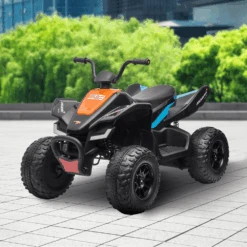 Kahuna Licensed 12v MCL35 McLaren Kids Electric Quad Bike - Black -Kids Car Sales Kahuna MCL35 McLaren Toy Ride On Electric Quad Bike Black