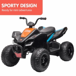 Kahuna Licensed 12v MCL35 McLaren Kids Electric Quad Bike - Black -Kids Car Sales Kahuna MCL35 McLaren Toy Ride On Electric Quad Bike Black 5