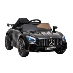 Licensed Mercedes Benz AMG GTR 12v Kids Electric Ride On With Remote - Black