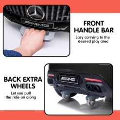 Licensed Mercedes Benz AMG GTR 12v Kids Electric Ride On With Remote - Black 18 Licensed Mercedes Benz AMG GTR 12v Kids Electric Ride On With Remote - Black -Kids Car Sales Kahuna Mercedes Benz Licensed Kids Electric Ride On Car Remote Control Black 05