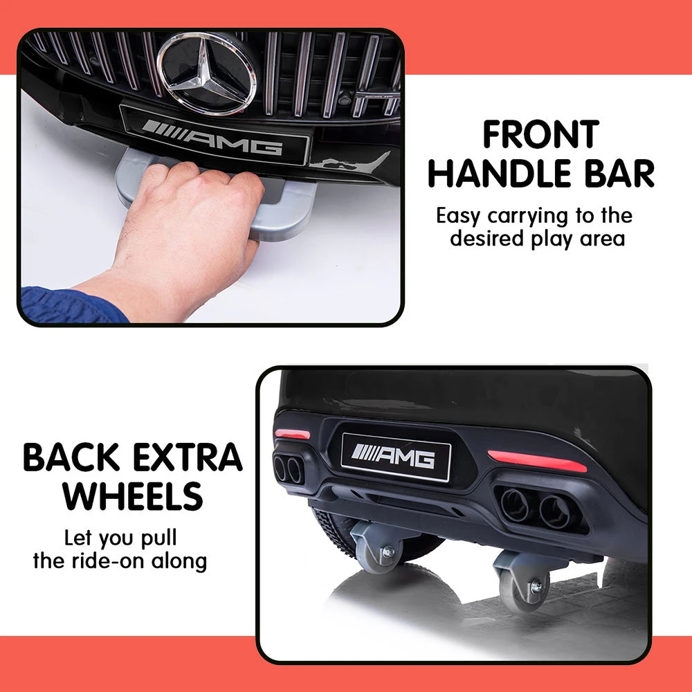 Licensed Mercedes Benz AMG GTR 12v Kids Electric Ride On With Remote - Black 6 Licensed Mercedes Benz AMG GTR 12v Kids Electric Ride On With Remote - Black - Image 6