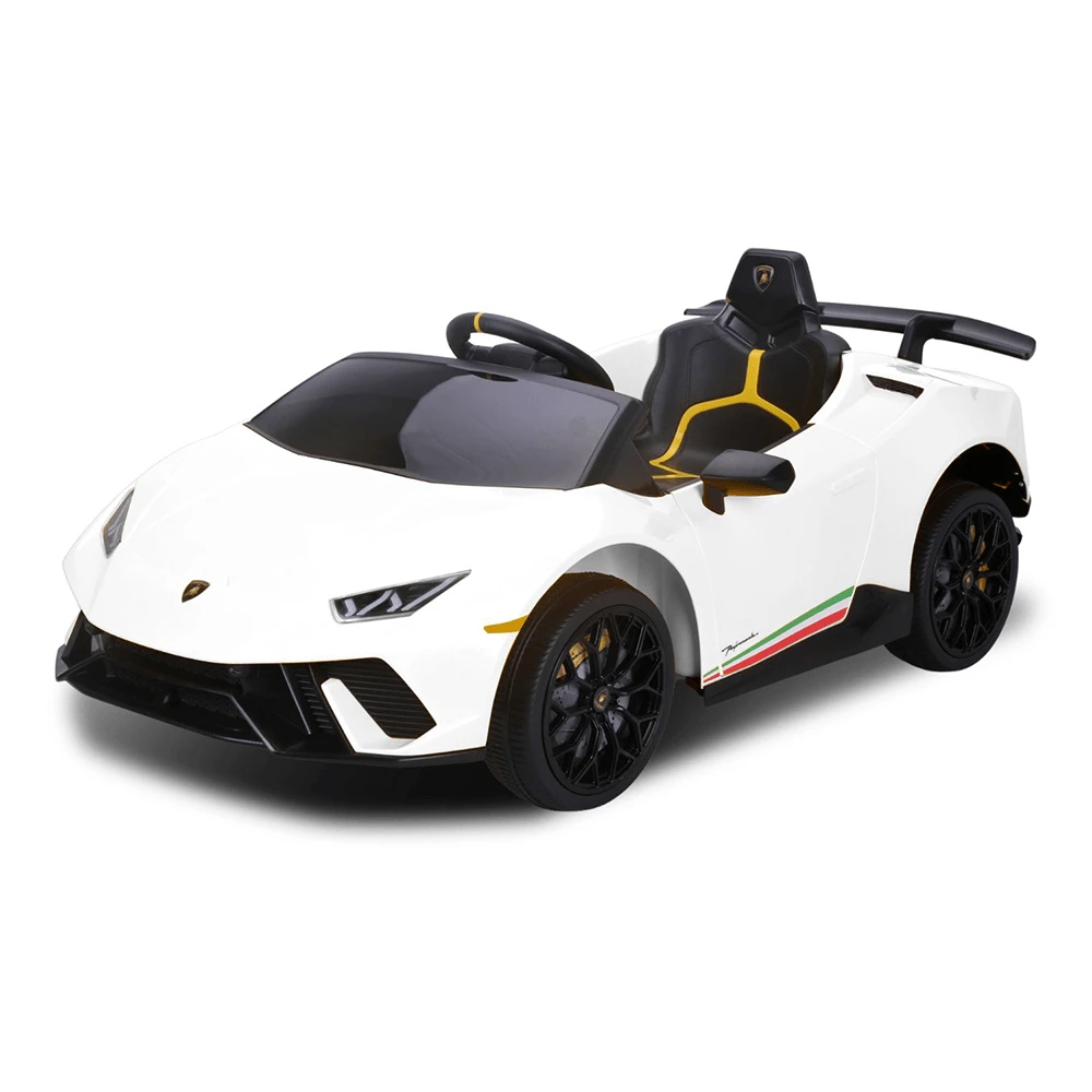 Kahuna Lamborghini 12v Performante Kids Electric Ride On With Remote - White 1 Kahuna Lamborghini 12v Performante Kids Electric Ride On With Remote - White