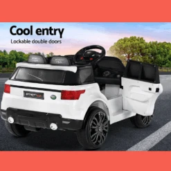 Kids Electric 12v Sports Ride-On Kids Car - White 12 Kids Electric 12v Sports Ride-On Kids Car - White -Kids Car Sales Kids Electric 12v Sports Ride On Kids Car White 3