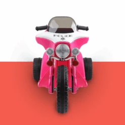 Kids Electric 6v White 3-Wheel Chopper-Style Pink Ride-On Motorbike -Kids Car Sales Kids Electric 6v White 3 Wheel Chopper Style Pink Ride On Motorbike 2