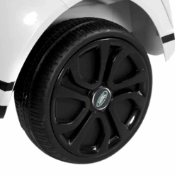 Licensed Land Rover 12V Electric Kids Ride On Car - White -Kids Car Sales Kids Electric Ride On Car Land Rover Licensed Toy Cars Remote 12V Battery White