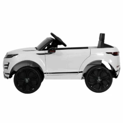 Licensed Land Rover 12V Electric Kids Ride On Car - White -Kids Car Sales Kids Electric Ride On Car Land Rover Licensed Toy Cars Remote 12V Battery White 3