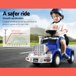 Kids Electric Toy Truck 6v Ride-On Kids Car - Blue -Kids Car Sales KidsElectricToyTruck6vRide OnKidsCar Blue 05