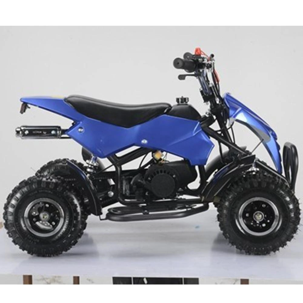 MJM 49cc Petrol Powered 2-Stroke Sports Kids ATV Quad Bike - Blue 4 MJM 49cc Petrol Powered 2-Stroke Sports Kids ATV Quad Bike - Blue - Image 4