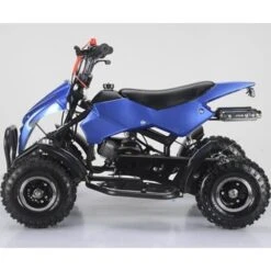 MJM 49cc Petrol Powered 2-Stroke Sports Kids ATV Quad Bike - Blue 6 MJM 49cc Petrol Powered 2-Stroke Sports Kids ATV Quad Bike - Blue -Kids Car Sales MJM49ccPetrolPowered2 StrokeSportsKidsQuadBike BlueSideA