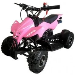 MJM 49cc Petrol Powered 2-Stroke Sports Kids ATV Quad Bike - Pink