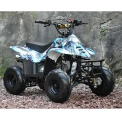 Motoworks 110cc Petrol Powered 4-Stroke Sports Kids Quad Bike - Blue 11 Motoworks 110cc Petrol Powered 4-Stroke Sports Kids Quad Bike - Blue -Kids Car Sales MOT 110ATV SP Blue2